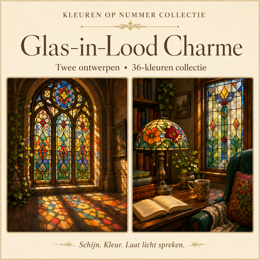 Glas-in-Lood Charme – Kleuren op Nummer