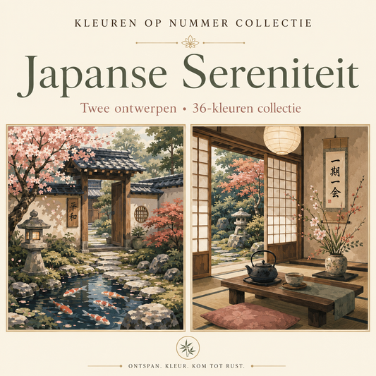 Japanse Sereniteit – Kleuren op Nummer