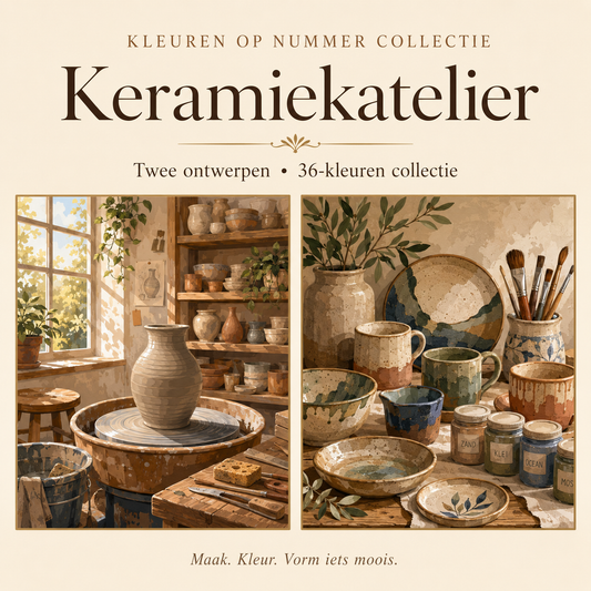 Keramiekatelier – Kleuren op Nummer