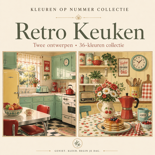 Retro Keuken – Kleuren op Nummer