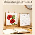 Blumen Tischkalender 2027 – Malen nach Zahlen 9