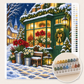 Flower Shop with Christmas Roses and Amaryllis — Paint by Numbers 1