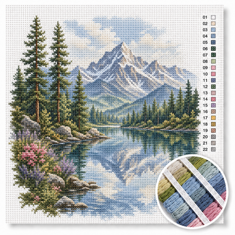 Desert at Sunset — Cross Stitch Kit