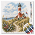 Dutch Lighthouse on the North Sea Coast - Cross Stitch Kit 1