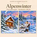 Alpine Winter – Paint by Numbers Set (2 canvases) 1