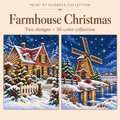 Farmhouse Christmas – Paint by Numbers Set (Hero EN) 1
