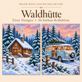 Waldhütte – Malen nach Zahlen Set (Hero DE) 1