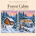 Forest Cabin – Paint by Numbers Set (Hero EN) 1