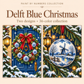 Delft Blue Christmas – Paint by Numbers Set (Hero EN) 1