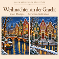 Weihnachten an der Gracht – Malen nach Zahlen Set (Hero DE) 1