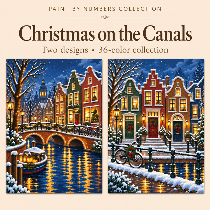 Christmas on the Canals – Paint by Numbers Set (Hero EN)