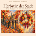 Herbst in der Stadt – Malen nach Zahlen Set (Hero DE) 1