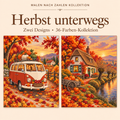 Herbst unterwegs – Malen nach Zahlen Set (Hero DE) 1