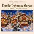 Dutch Christmas Market – Paint by Numbers Set (Hero EN) 1