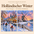 Holländischer Winter – Malen nach Zahlen Set (Hero DE) 1