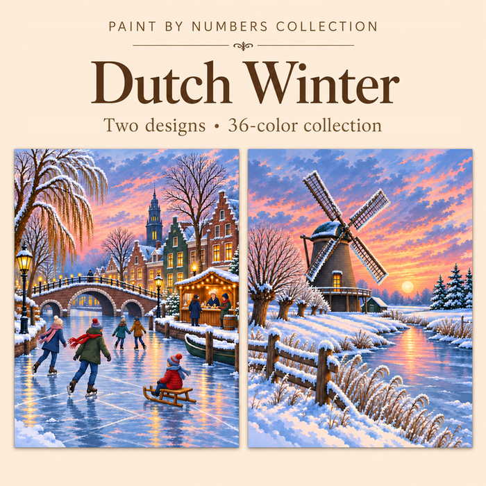 Dutch Winter – Paint by Numbers Set (Hero EN)