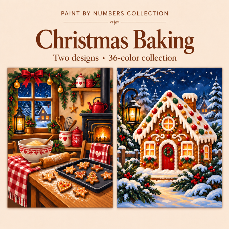 Christmas Baking – Paint by Numbers Set (Hero EN)