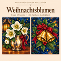 Weihnachtsblumen – Malen nach Zahlen Set (Hero DE) 1