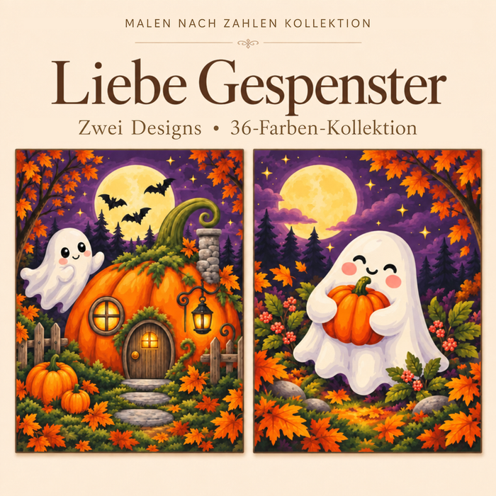 Liebe Gespenster – Malen nach Zahlen Set (Hero DE)