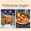 Holländische Krapfen – Malen nach Zahlen Set (Hero DE) 1