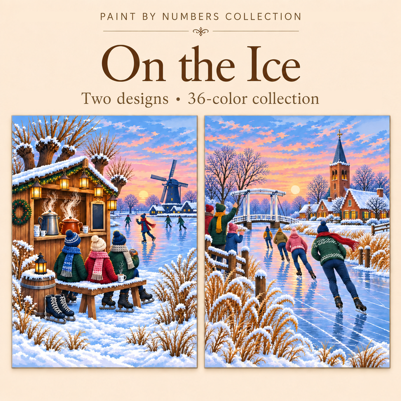 On the Ice – Paint by Numbers Set (Hero EN)
