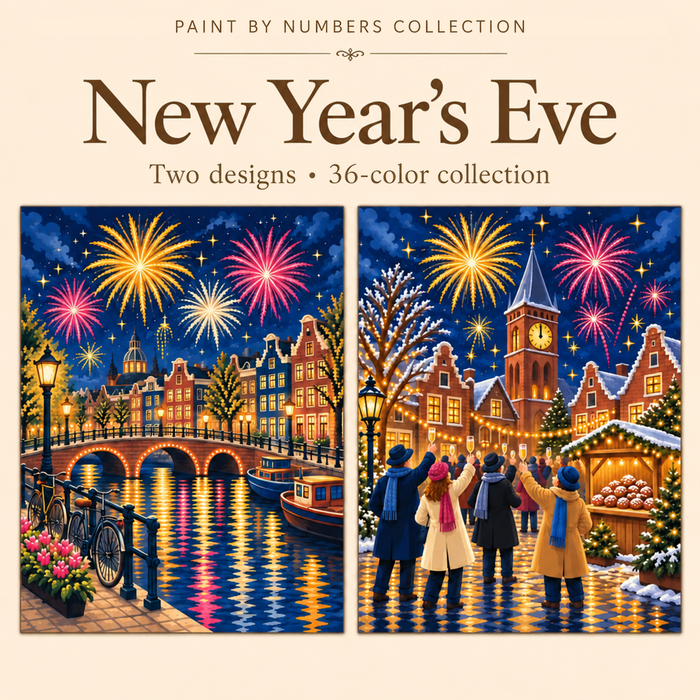 New Year's Eve – Paint by Numbers Set (Hero EN)