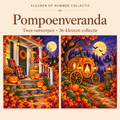 Pumpkin Porch – Paint by Numbers Set (2 canvases) 1