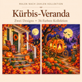 Kürbis-Veranda – Malen nach Zahlen Set (Hero DE) 1