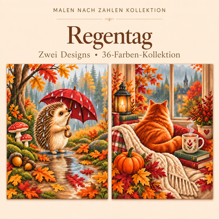Regentag – Malen nach Zahlen Set (Hero DE)