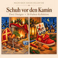 Schuh vor den Kamin – Malen nach Zahlen Set (Hero DE) 1