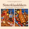 Sinterklaaslekkers – Kleuren op Nummer Set (2 canvassen) 1