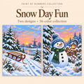 Snow Day Fun – Paint by Numbers Set (Hero EN) 1