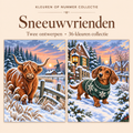 Snow Friends – Paint by Numbers Set (2 canvases) 1