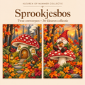 Sprookjesbos – Kleuren op Nummer Set (2 canvassen) 1