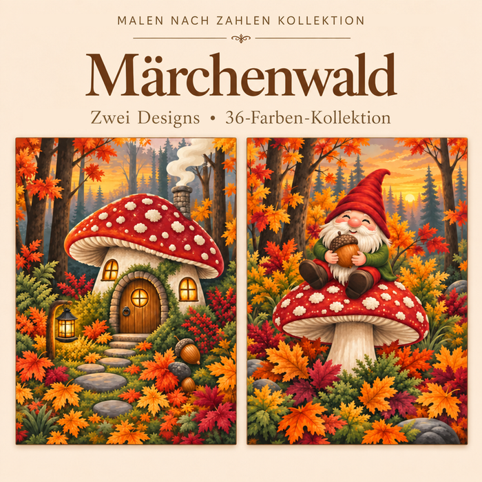 Märchenwald – Malen nach Zahlen Set (Hero DE)