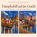 Dampfschiff auf der Gracht – Malen nach Zahlen Set (Hero DE) 1