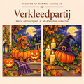 Verkleedpartij – Kleuren op Nummer Set (2 canvassen) 1