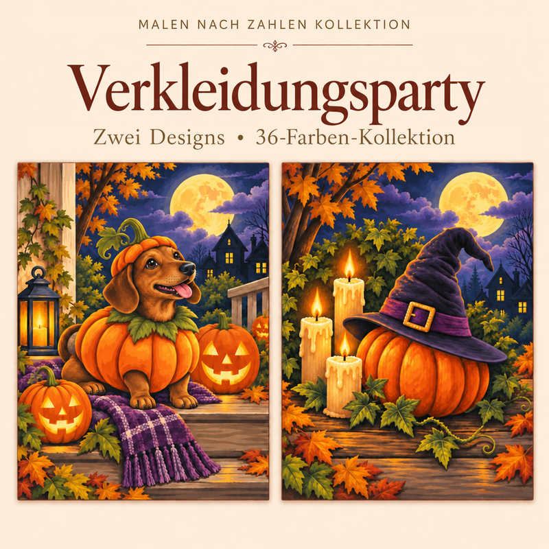 Verkleidungsparty – Malen nach Zahlen Set (Hero DE)