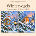 Winter Birds – Paint by Numbers Set (2 canvases) 1