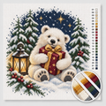 Polar Bear with a Present — Cross Stitch Kit 1