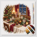 Christmas Table by Candlelight — Cross Stitch Kit 1