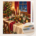 Christmas Table by Candlelight — Paint by Numbers 1