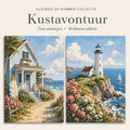 Coastal Adventure – Paint by Number Set (2 canvases) 1