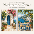 Mediterranean Summer – Paint by Numbers Set (2 canvases) 1