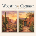 Desert & Cacti – Paint by Number Set (2 canvases) 1