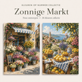 Sunny Market – Paint by Numbers Kit (2 canvases) 1