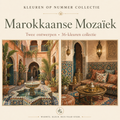 Moroccan Mosaic – Paint by Numbers Set (2 canvases) 1