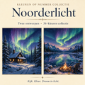 Northern Lights – Paint by Number Set (2 canvases) 1