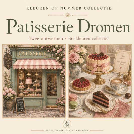Patisserie Dromen – Kleuren op Nummer