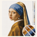 Girl with a Pearl Earring – Johannes Vermeer — Cross Stitch Kit 1